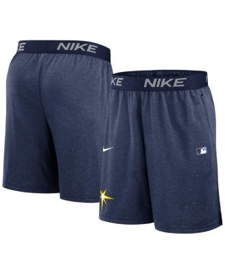 Nike - Men's Navy Tampa Bay Rays Authentic Collection Performance Knit Shorts
