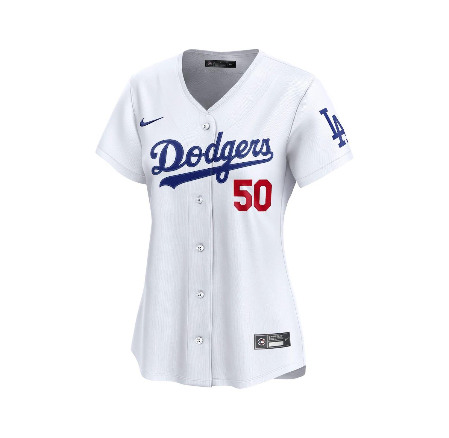 Women's Mookie Betts White Los Angeles Dodgers Home Limited Player Jersey