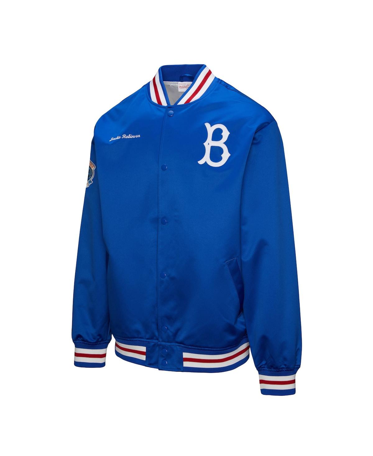 Mitchell & Ness Jackie Robinson Royal Brooklyn Dodgers Legends Collection Vintage Satin Full-snap Ja