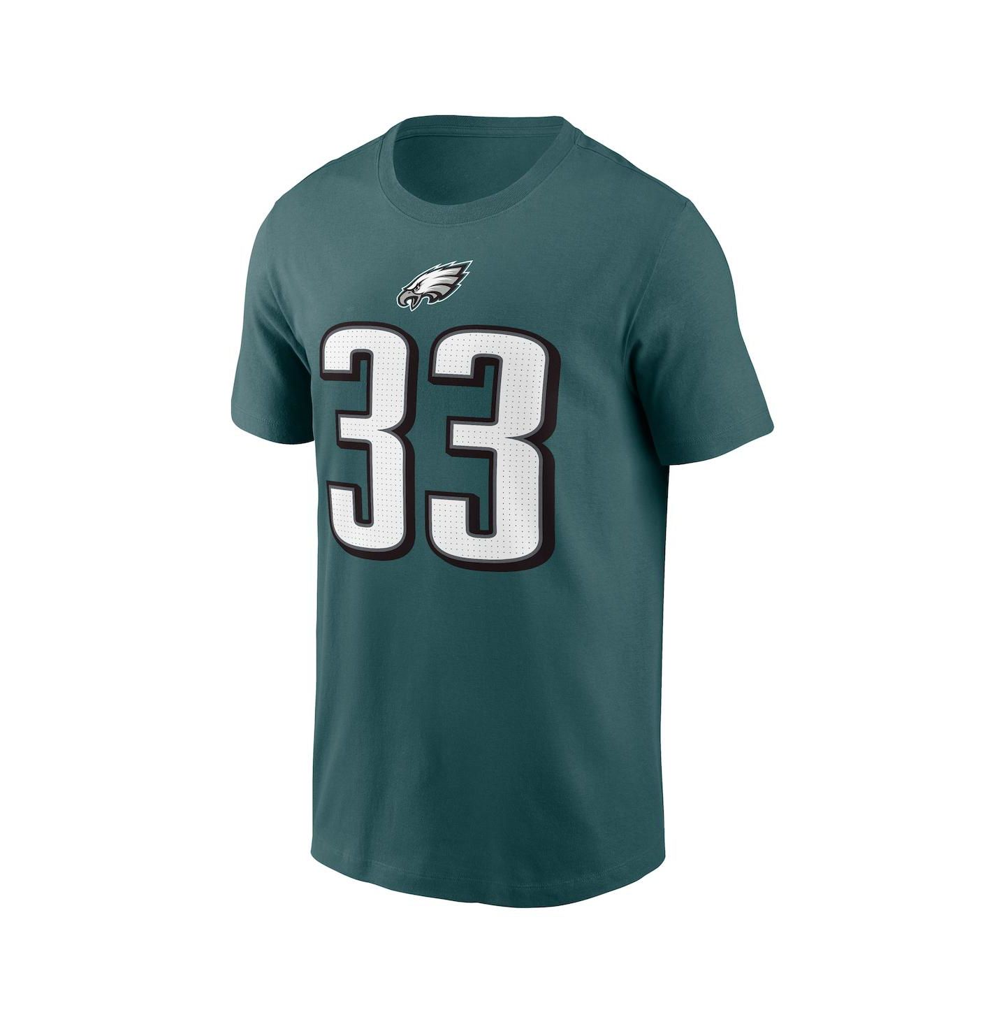 Мужская футболка Nike Cooper DeJean Midnight Green Philadelphia Eagles Player Name & Number — фото 2