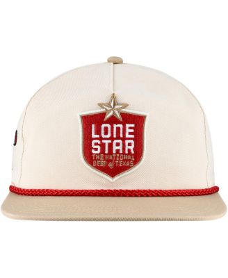 Men's Cream Lone Star Adjustable Golfer Hat