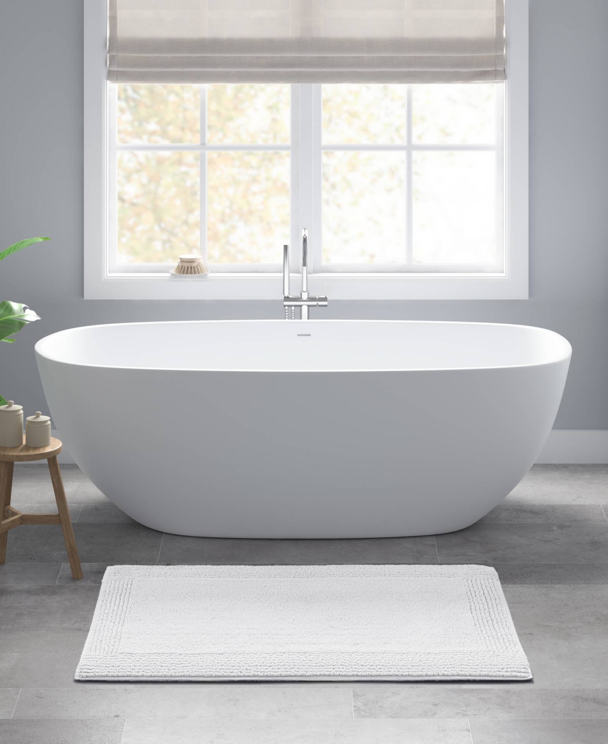Madison Park Signature Splendor Reversible Tufted Cotton Bath Rug, 24" X 44"