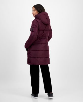 Women's Hooded Puffer Utility Coat