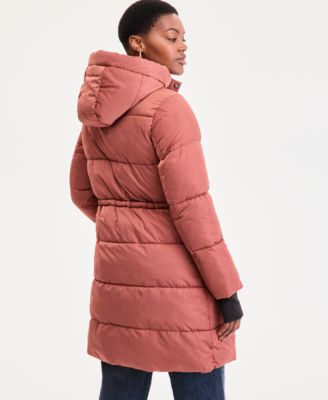 Women's Hooded Puffer Utility Coat
