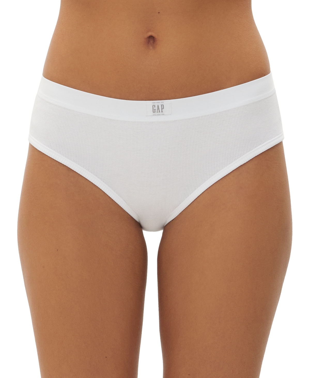 GapBody Women's Logo Comfort Hipster Underwear GPW01076 - Optic White
