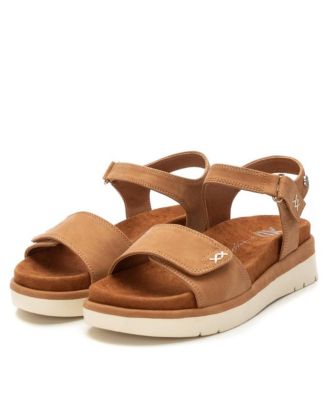 Women's Suede Flat Sandals By XTI