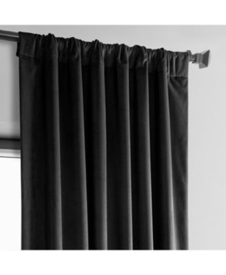 Heritage Plush Velvet Room Darkening Curtain