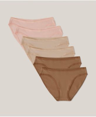 Women's Organic Cotton Everyday Classic Fit Bikini 6-Pack