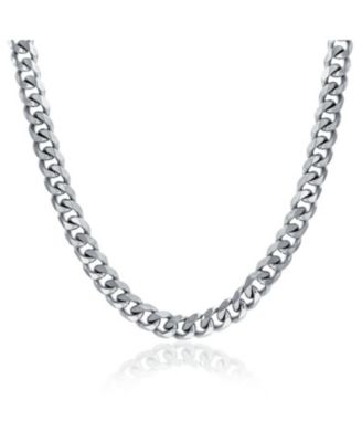 Heavy Duty Solid Curb Link Chain Necklace Stainless Steel 10MM
