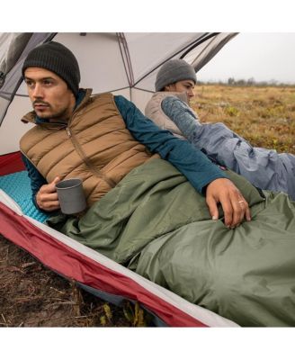 Envelope Cotton Sleeping Bag for Adults and Kids 3-4 Season Lightweight Waterproof Camping Sleeping Equipment