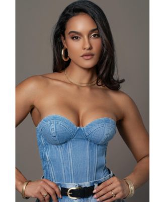  Denim Marsella Sweetheart Corset