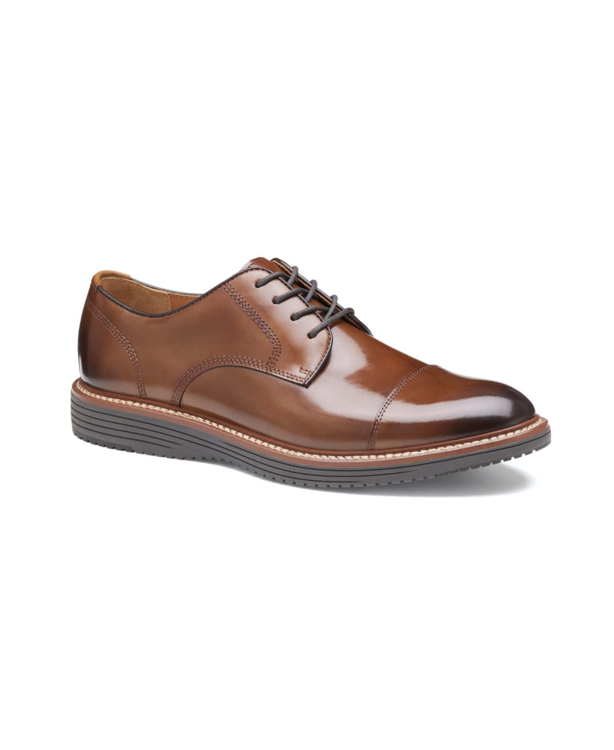 Men's Upton Cap Toe Shoe - Tan full grain