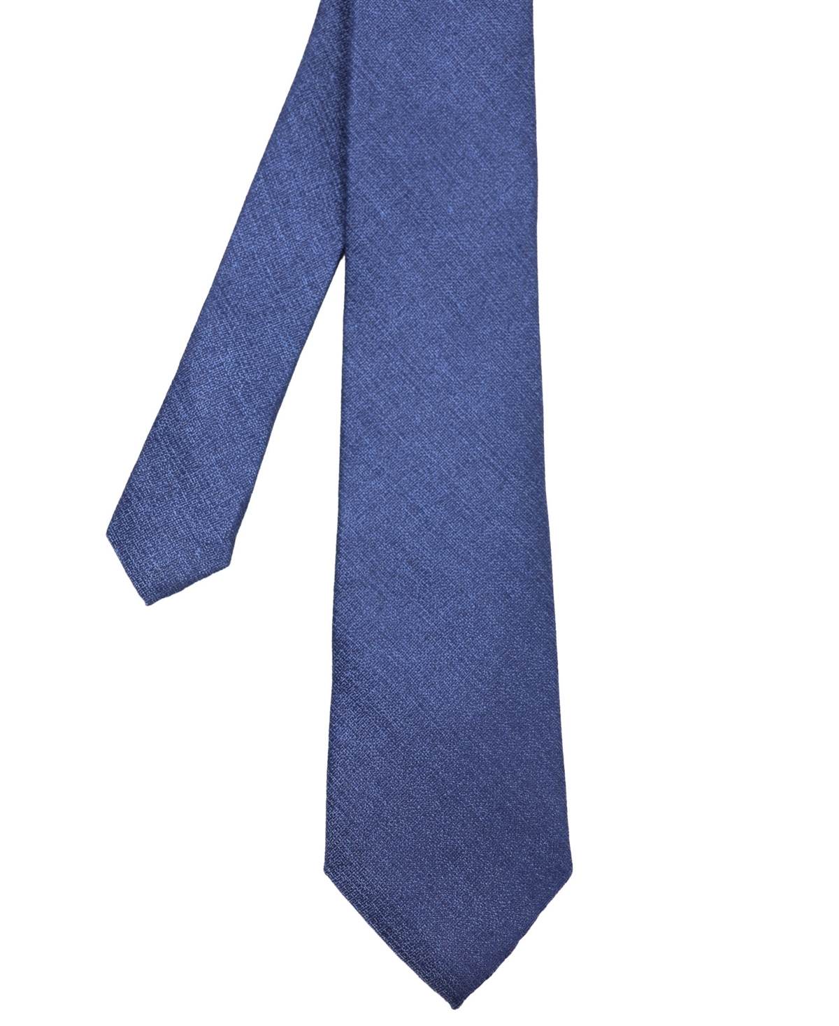 Men's Solid Silk Tie - Navy