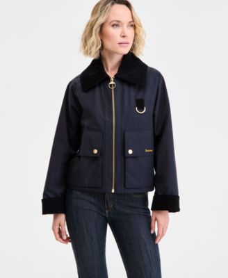 Barbour - Women's Nora Oversized-Collar Utility Jacket
