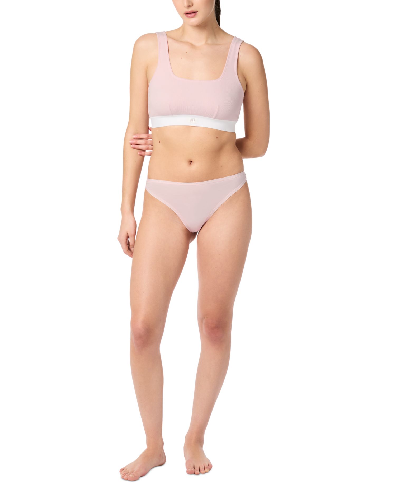 GapBody Women's Cotton Stretch Thong Underwear GPW00283