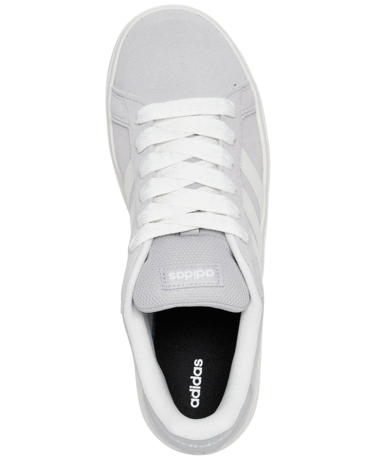 Adidas Originals Big Kids Grand Court 00s Casual Sneakers From Finish Line In Gray,white