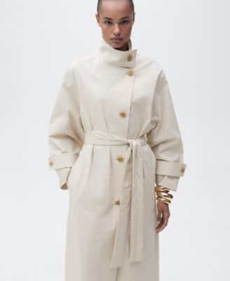 Women's Oversized Cotton Trench Coat