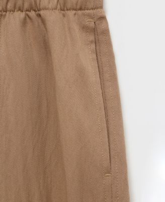 Women's Straight Lyocell Texture Pants