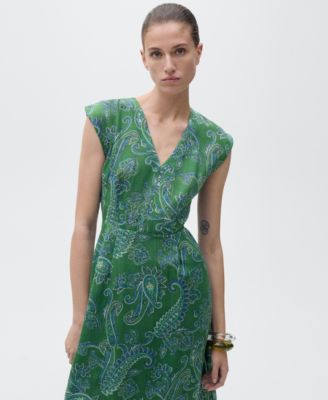 Women's Paisley Ramie Dress
