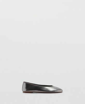 Women's Metallic Ballet Flats