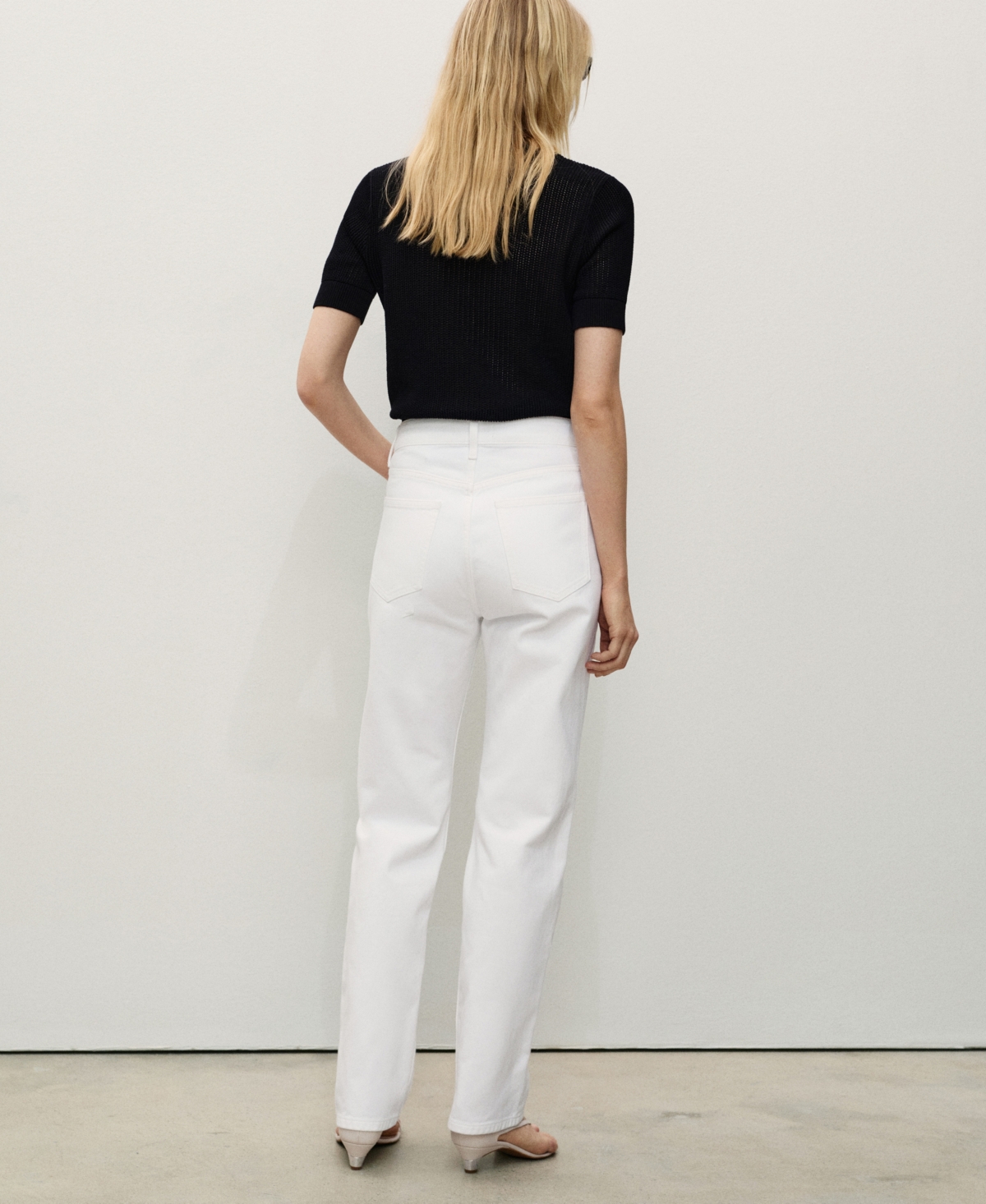 Mango Women's Matilda Medium-Rise Straight-Fit Jeans