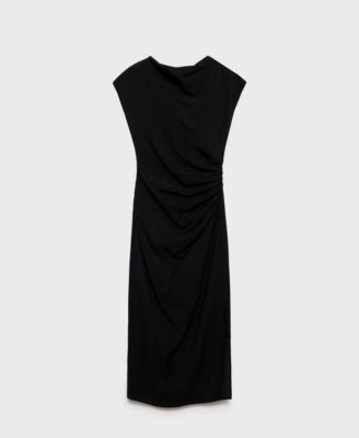 Women's Draped Straight Dress