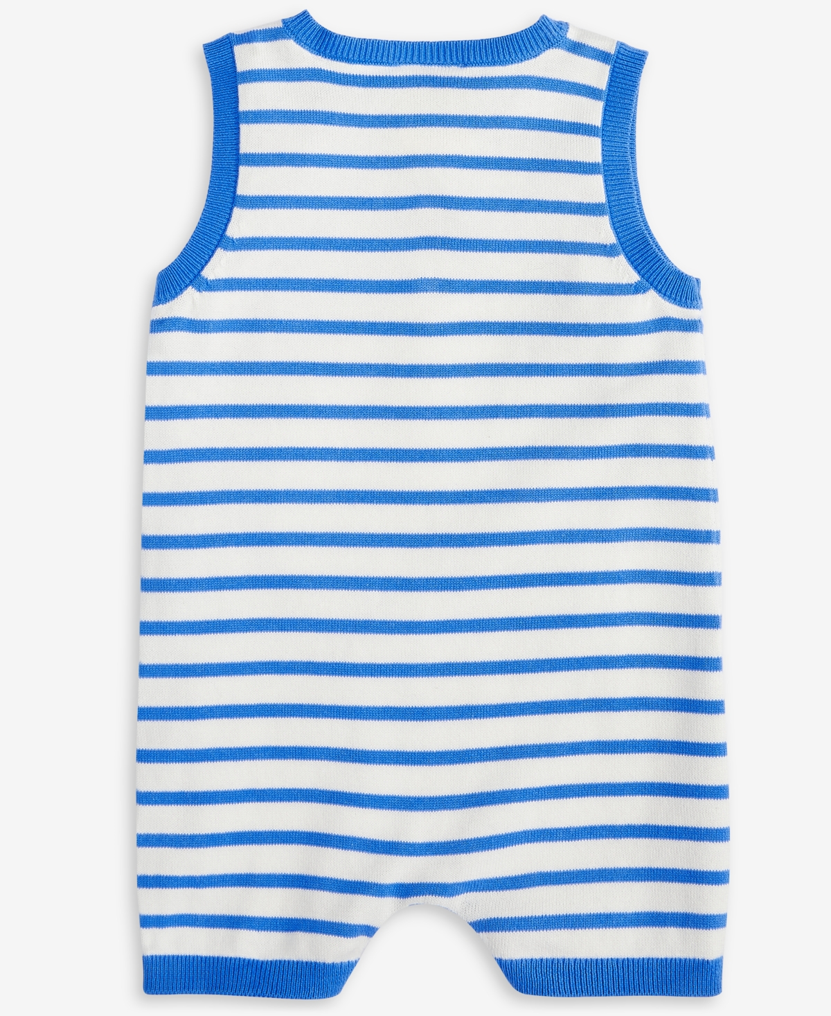 First Impressions Baby Seaside Striped Cotton Romper, Exclusively At Macy's