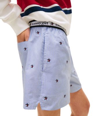 Tommy Girl Women's Cotton Embroidered Short