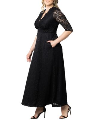 Women's Plus Size Maria Lace Evening Gown
