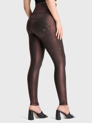 Women's Metallic High-Rise Sculpting Skinny Pants