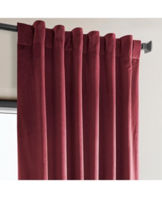 Heritage Plush Velvet Room Darkening Curtain
