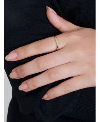 Twisted Rope Ring in 14K Gold, Size approx. grams