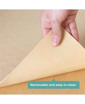 Contemporary Kitchen Helper Step Stool - Walnut: Kids' Adjustable, Foldable Wooden Learning Toddler Tower with Non-Slip Mat