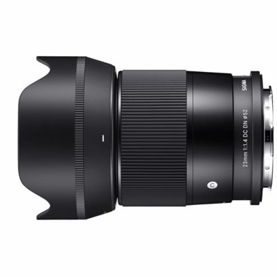 23mm f/1.4 DC DN Contemporary Lens for L Mount Bundle with 52mm Filter Kit, Lens Pouch, Lens Cleaner, Cleaning Kit, Lens Cap Tether