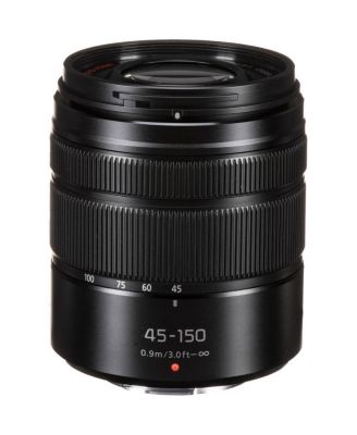 LUMIX DMC-G85 Mirrorless Camera with 12-60mm f/3.5-5.6 Lens, Bundle with 45-150mm f/4.0-5.6 Lens, Black, 32GB UHS-I SDHC Memory Card,