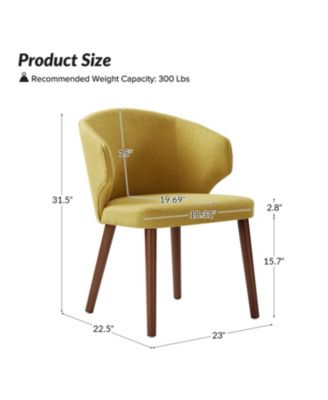 Mid-century Modern Upholstered Dining Chair