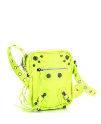 Le Cagole Giant Studs Crossbody Bag Leather