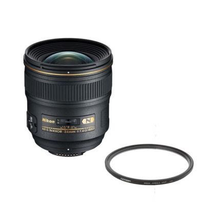 24mm f/1.4G ED AF-S NIKKOR Lens with ProOptic Pro Digital 77mm Multi Coated UV Slim Filter