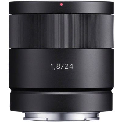 Sony Sonnar T E 24mm F/1.8 E-Mount Lens - Bundled With Flashpoint Zoom Li-on X R2 TTL On-Camera Round Flash Speedlight For Sony, a 49mm Filter
