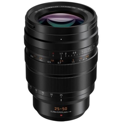 LUMIX G Leica DG Vario-Summilux 25-50mm f/1.7 Aspherical Lens for Micro Four Thirds, Bundle with Tiffen 77mm UV and CPL Filters