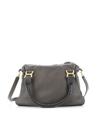Medium Marcie Satchel Leather