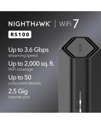 Nighthawk RS100 Dual-Band WiFi 7 Router