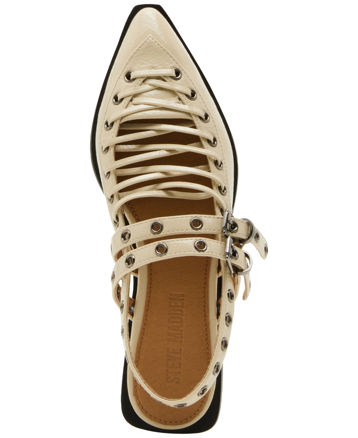 Steve Madden Galanti Slingback Flat In Nude