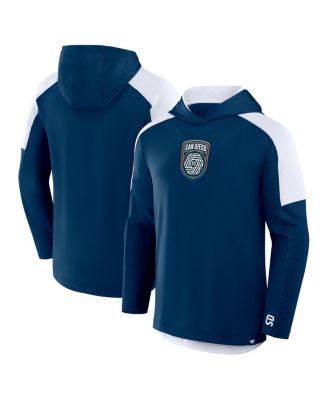 Fanatics - Men's Navy San Diego FC Red Card Transitional Pullover Hoodie