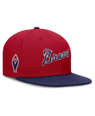 Nike - Men's Red Atlanta Braves True Performance Fitted Hat