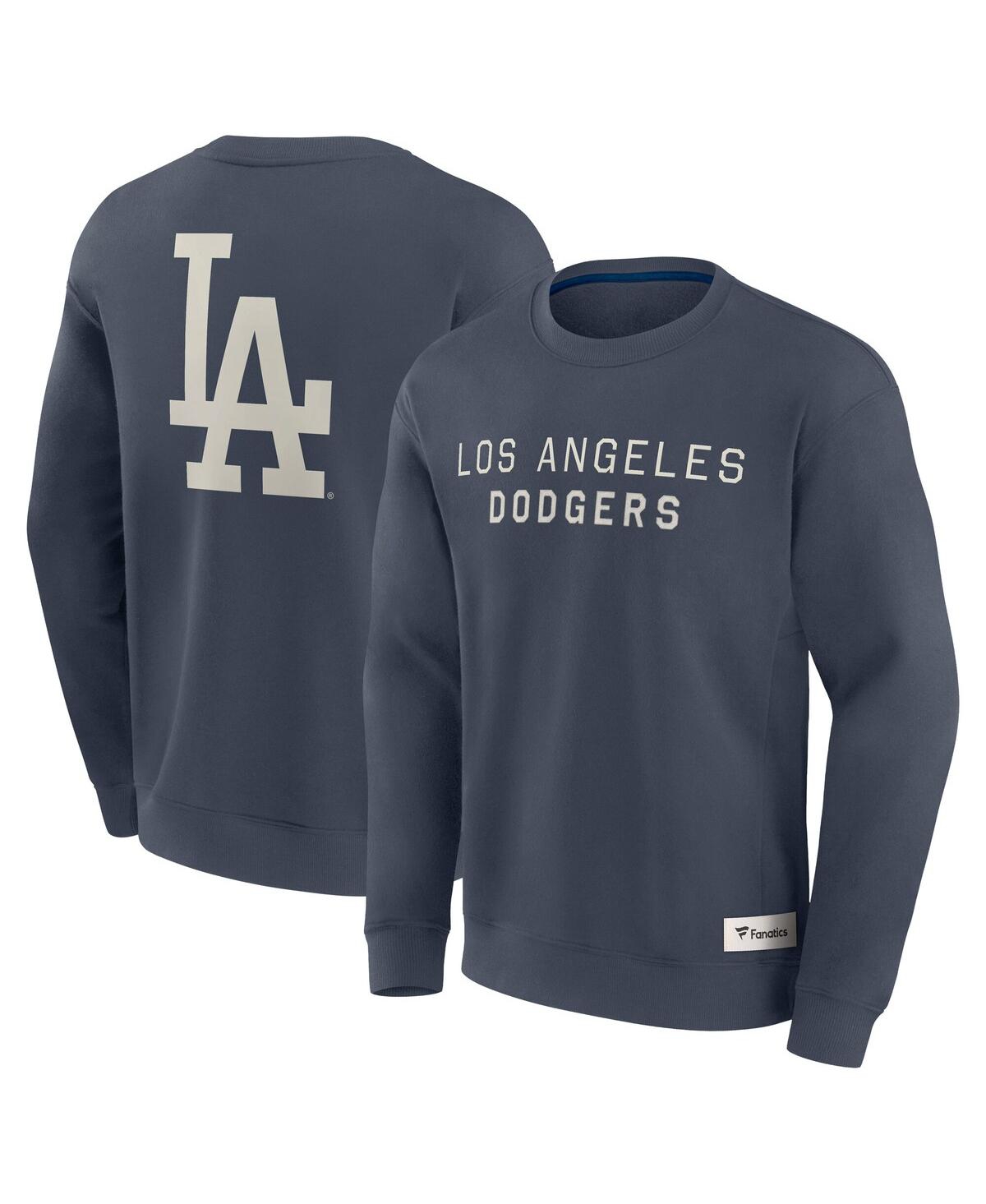 Fanatics Men's Blue Los Angeles Dodgers Elements Future Ground Lettering Pullover Sweatshirt In Blue