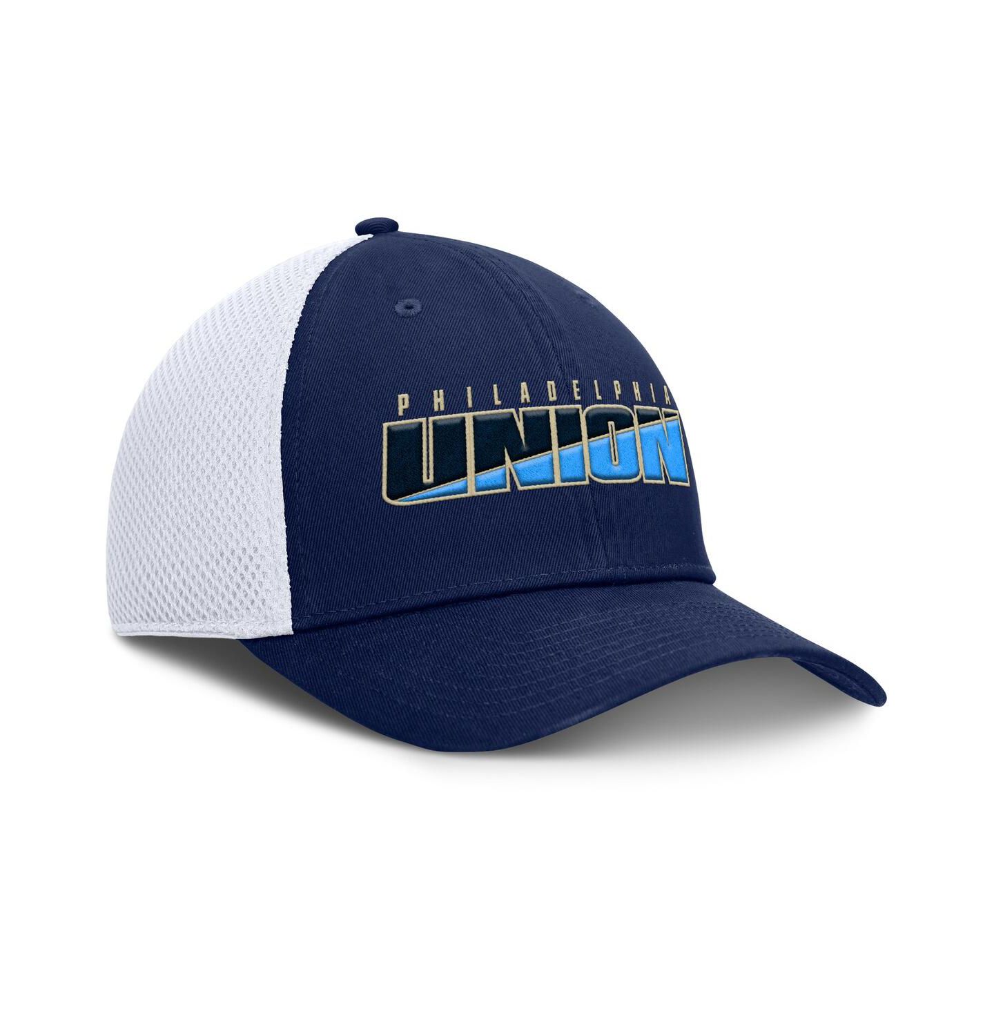 Мужская кепка Fanatics Navy Philadelphia Union Rocket Flex Hat — фото 4