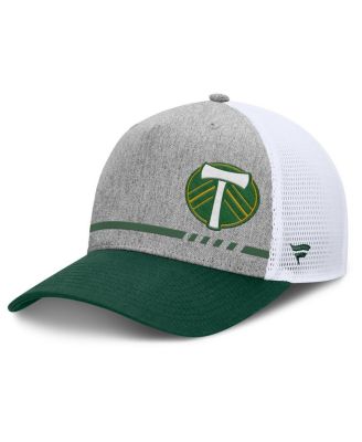 Fanatics - Men's Heather Gray Portland Timbers Low Block Trucker Adjustable Hat