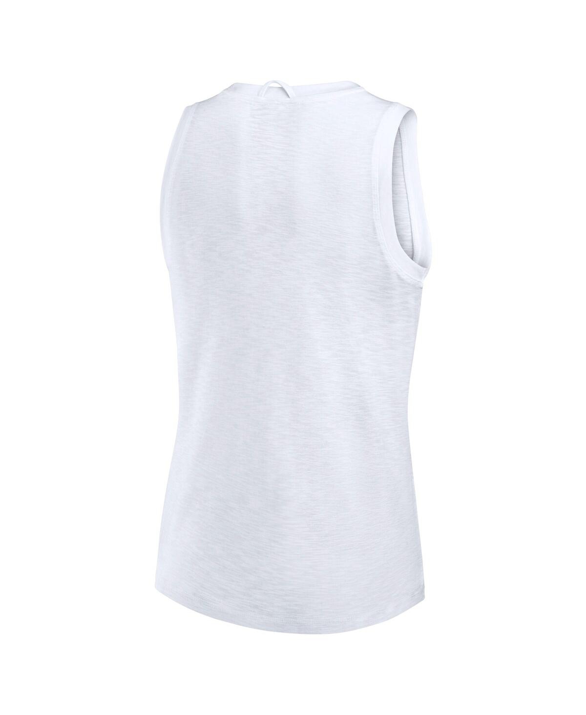 Fanatics Women's White Philadelphia Phillies Activate Slub Tank Top In White