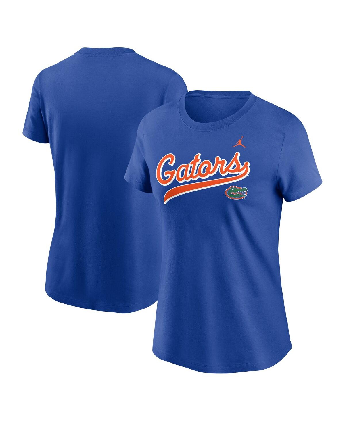 JORDAN WOMEN'S ROYAL FLORIDA GATORS LOCAL SCRIPT T-SHIRT 